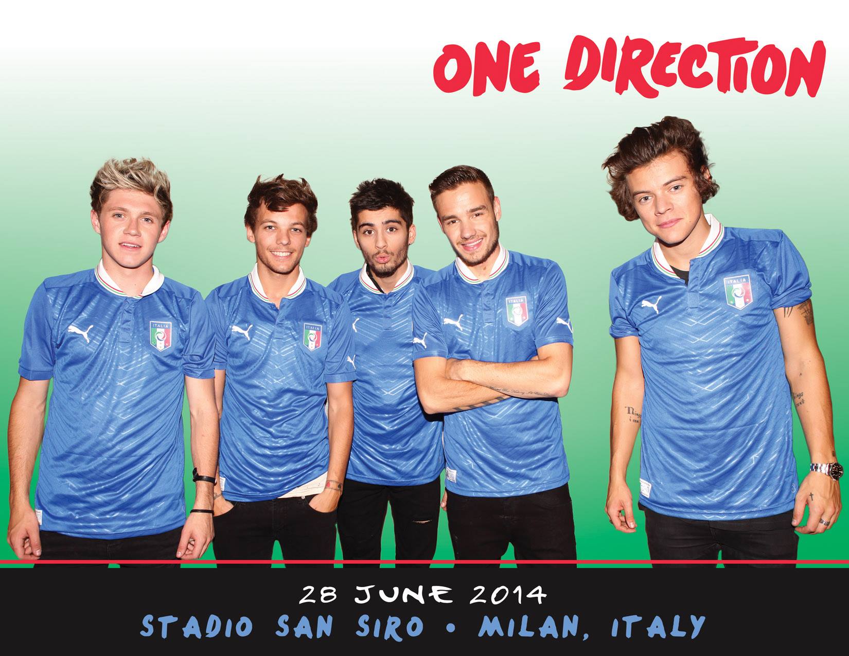 Gli One Direction tornano in Italia. Concerto a San Siro il 28 Giugno 2014